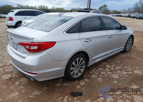 2015 Hyundai Sonata Sport из США, поврежденный, VIN 5NPE34AF9FH257418